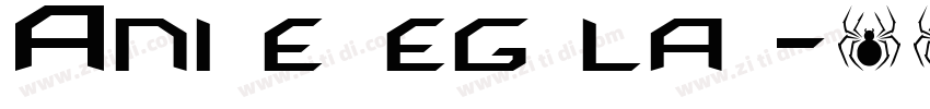 AnimeRegular字体转换