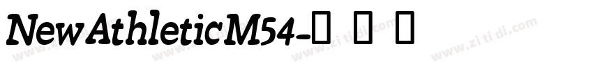 NewAthleticM54字体转换