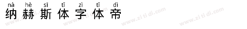 纳赫斯体字体转换