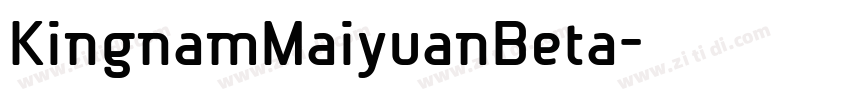 KingnamMaiyuanBeta字体转换