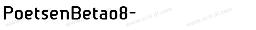 PoetsenBeta08字体转换