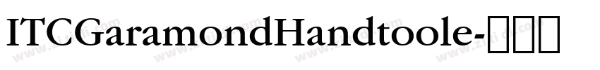 ITCGaramondHandtoole字体转换