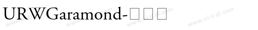 URWGaramond字体转换