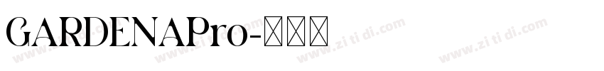 GARDENAPro字体转换