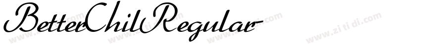 BetterChilRegular字体转换