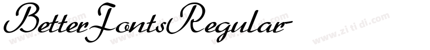 BetterFontsRegular字体转换