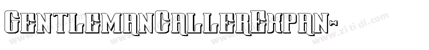 GentlemanCallerExpan字体转换
