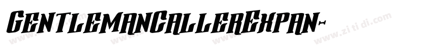 GentlemanCallerExpan字体转换