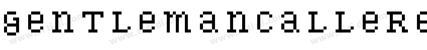 GentlemanCallerExpan字体转换