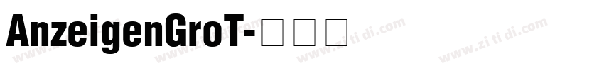 AnzeigenGroT字体转换