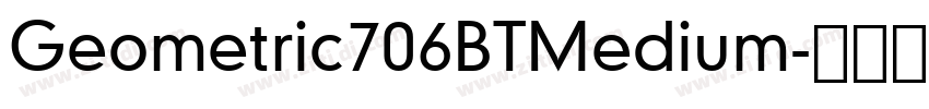 Geometric706BTMedium字体转换