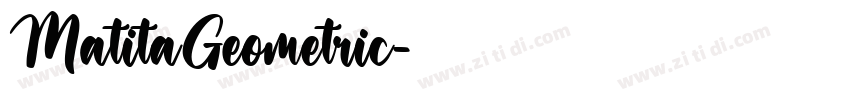 MatitaGeometric字体转换