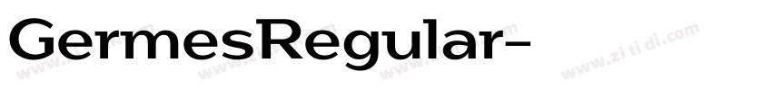 GermesRegular字体转换
