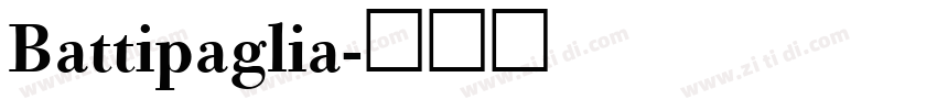 Battipaglia字体转换