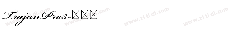 TrajanPro3字体转换
