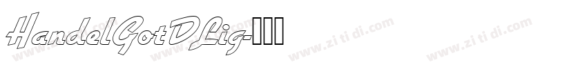 HandelGotDLig字体转换
