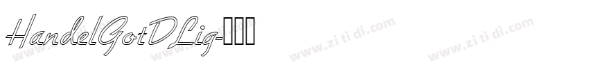 HandelGotDLig字体转换