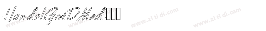 HandelGotDMed字体转换