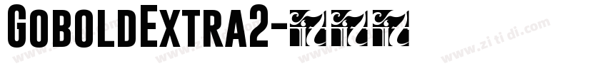 GoboldExtra2字体转换