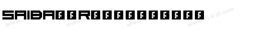 SAIBA45Regular字体转换