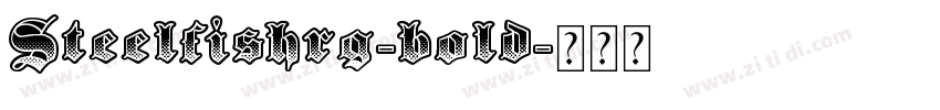 Steelfishrg-bold字体转换