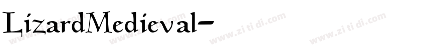 LizardMedieval字体转换