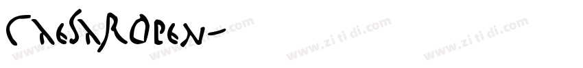 CaesarOpen字体转换