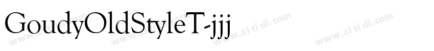 GoudyOldStyleT字体转换