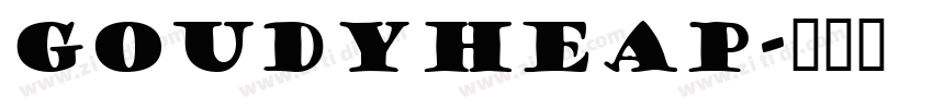 GoudyHeaP字体转换