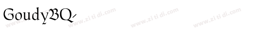GoudyBQ字体转换