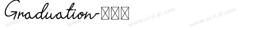 Graduation字体转换