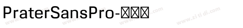 PraterSansPro字体转换