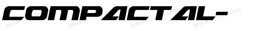 compactal字体转换