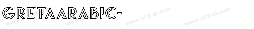 GretaArabic字体转换