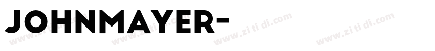 JohnMayer字体转换