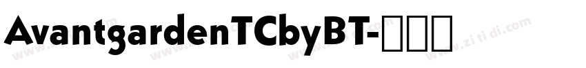 AvantgardenTCbyBT字体转换