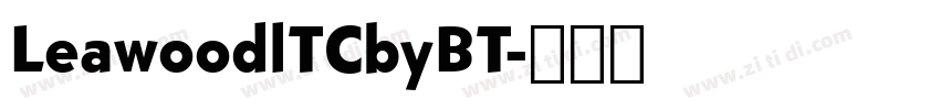 LeawoodlTCbyBT字体转换