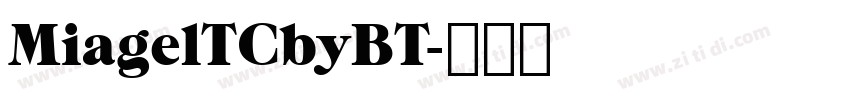 MiagelTCbyBT字体转换