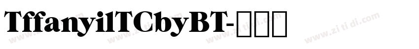 TffanyilTCbyBT字体转换
