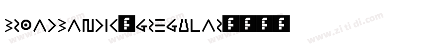 BroadbandiC】GRegular字体转换