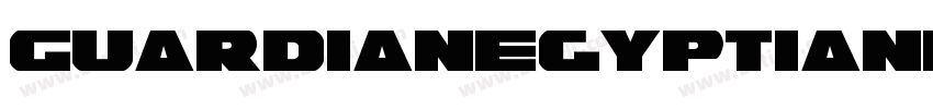 GuardianEgyptianWeb字体转换