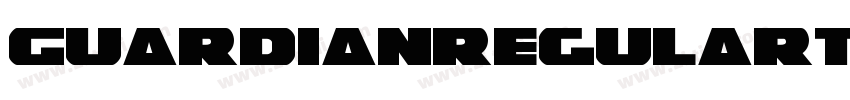 GuardianRegularttf字体转换