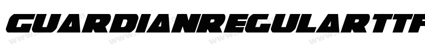 GuardianRegularttf字体转换