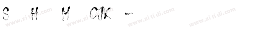 SweiHalfMoonCJKsc字体转换