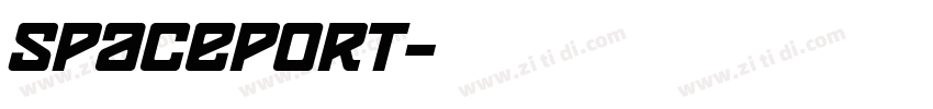 Spaceport字体转换