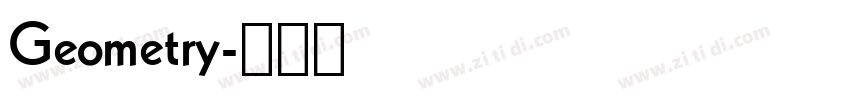 Geometry字体转换
