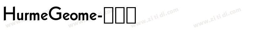 HurmeGeome字体转换