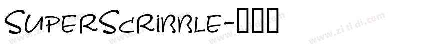 SuperScribble字体转换