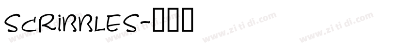 scribbles字体转换