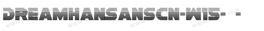 DreamHanSansCN-W15-常字体转换
